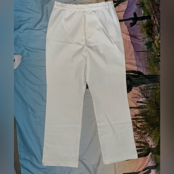 Vintage ST JOHN SPORT by Marie Gray White Woman’s Pants 🌵14 - Picture 4 of 10